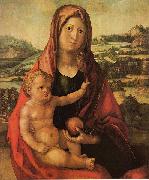 Maria mit Kind vor einer Landschaft Albrecht Durer